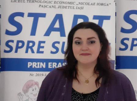 prof. Roxana Gavril
responsabil pregătire lingvistică și culturală